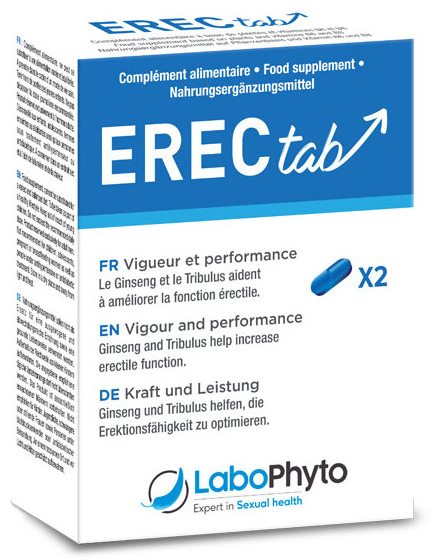 LaboPhyto Stimulant d'érection ERECTAB - 2 comprimés