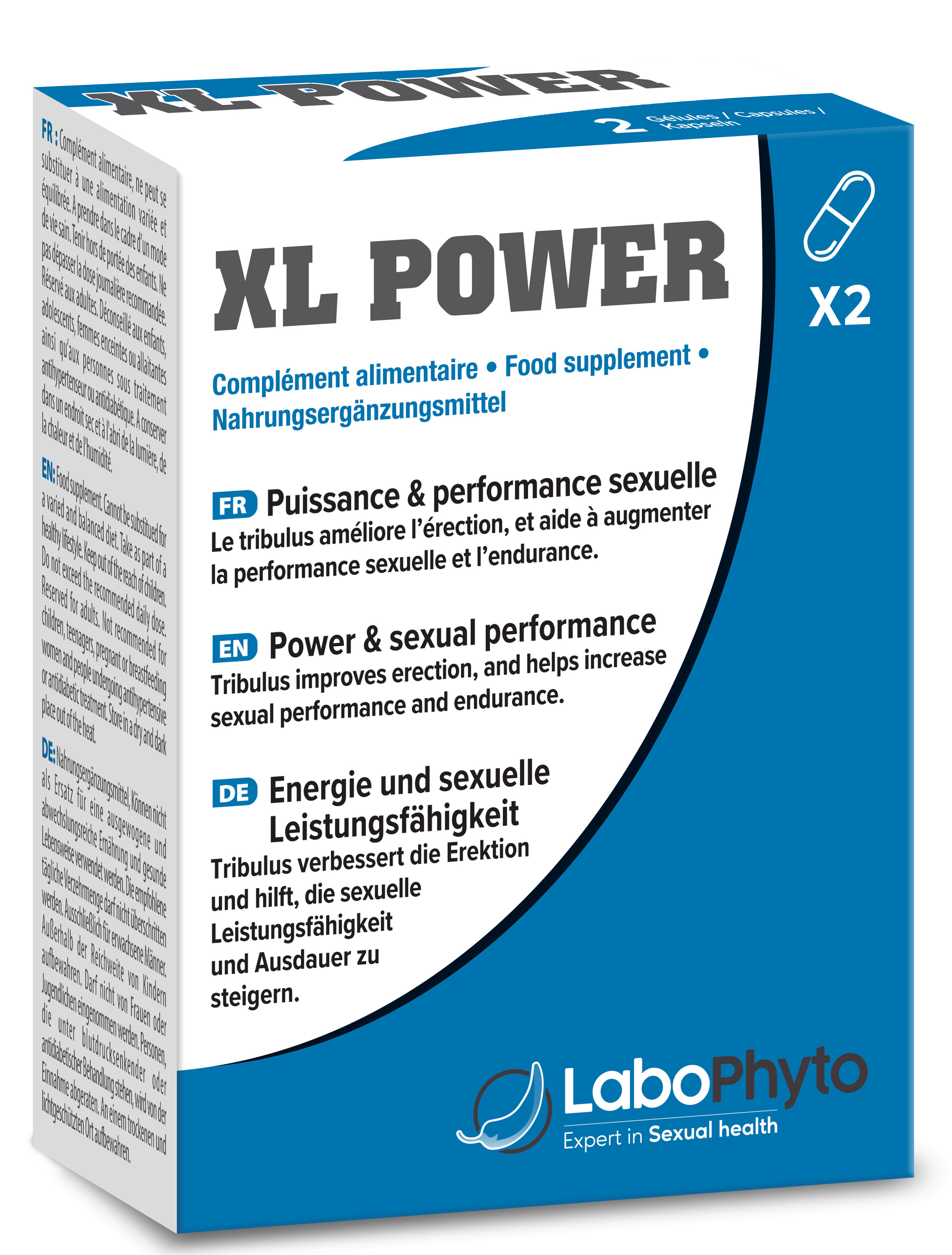 LaboPhyto Stimulant Érection XL POWER - 2 gélules