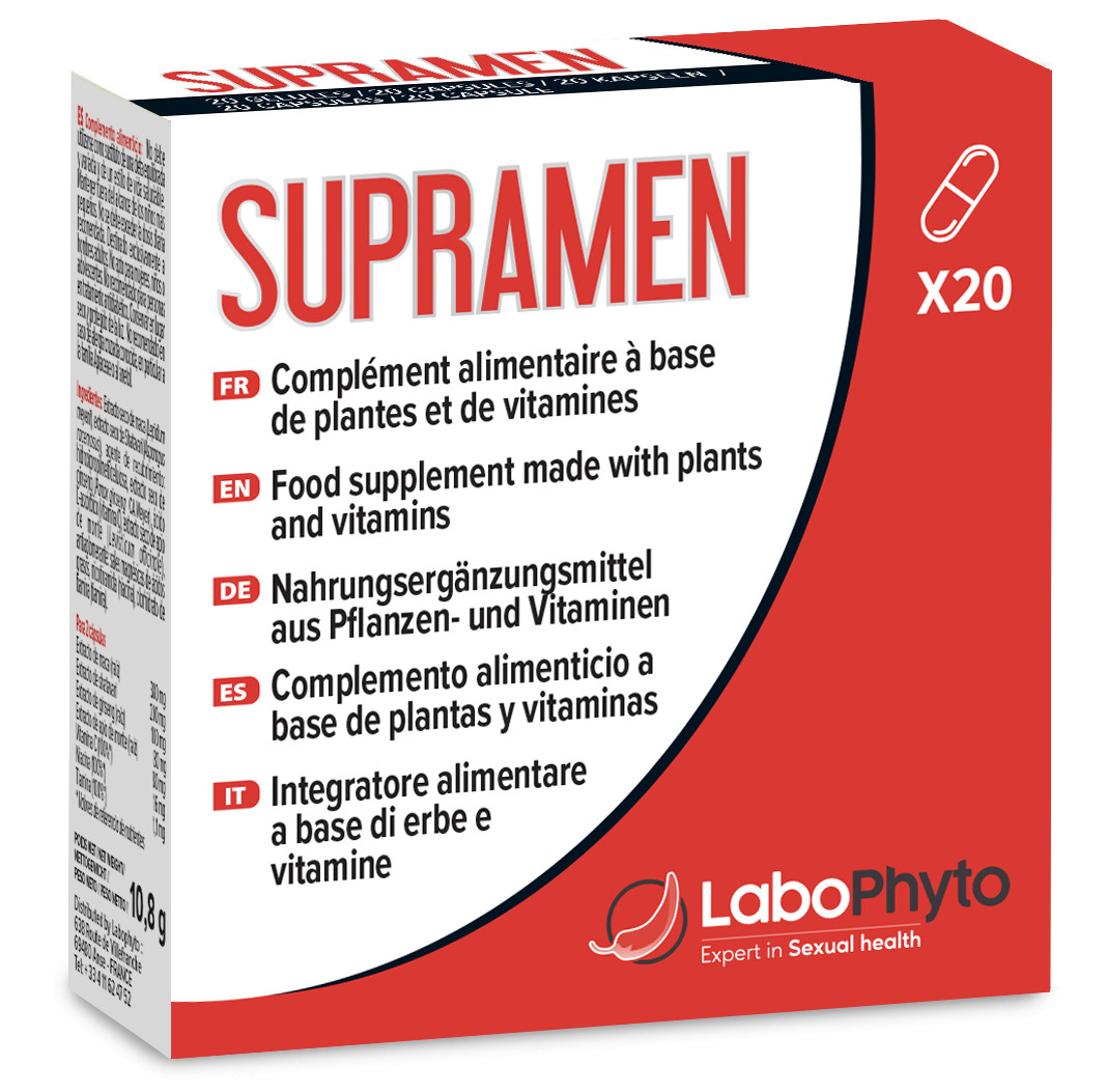 LaboPhyto Stimulant SUPRAMEN - 20 gélules