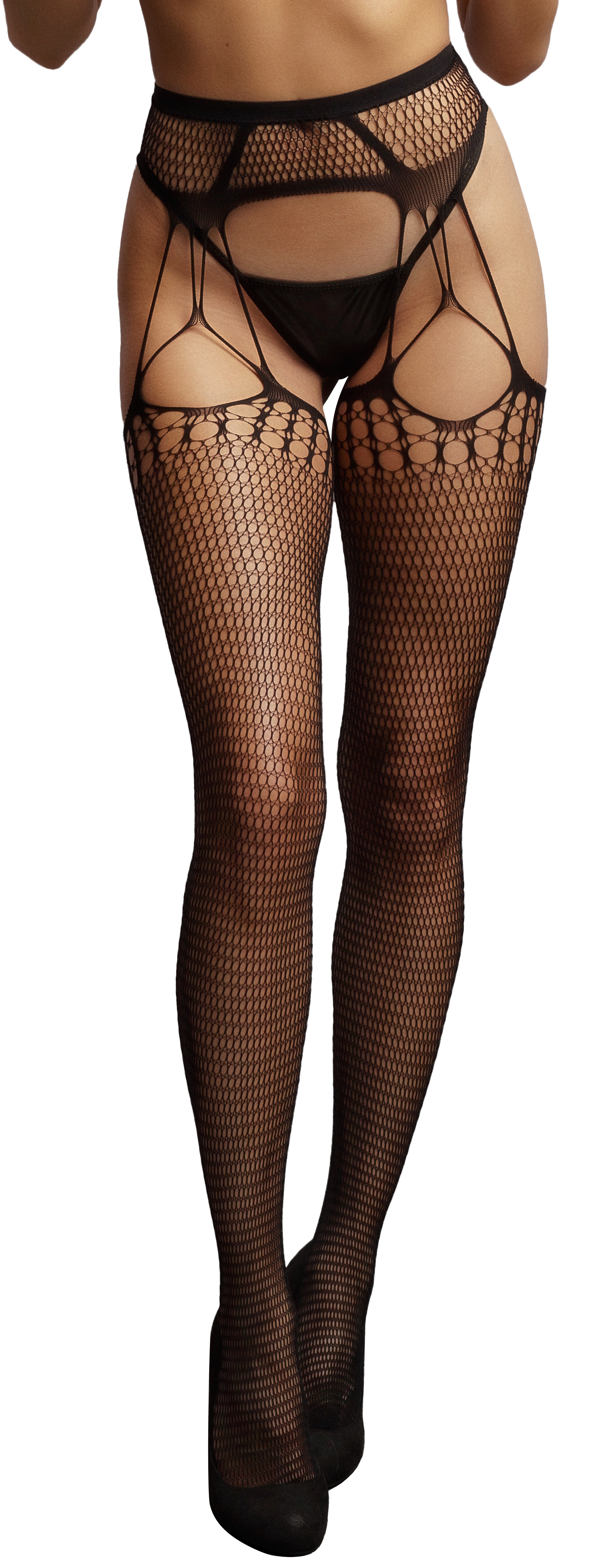Le Désir Collant effet déchiqueté Wild Godess - Noir