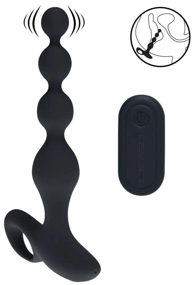 Levelz Chapelet anal vibrant BEADEEZ 16 x 3.5cm