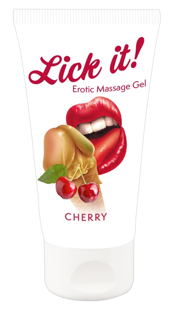 Lick it! Gel de Massage CERISE 50 ml