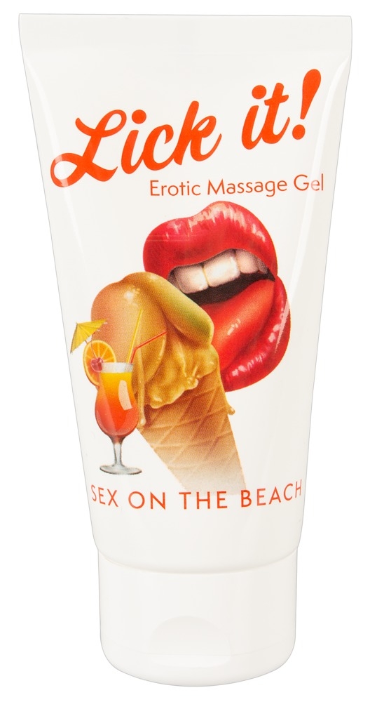 Lick it! Gel de Massage SEX ON THE BEACH 50 ml