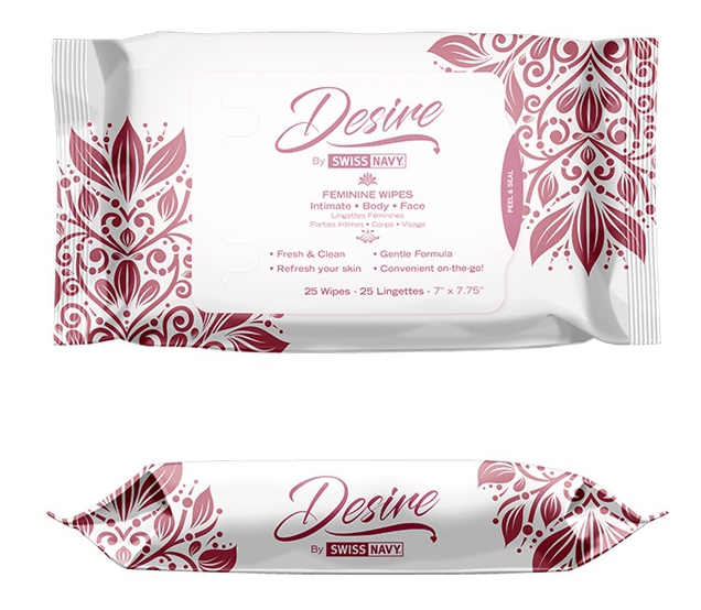 Lingettes nettoyantes pour Corps DESIRE x25