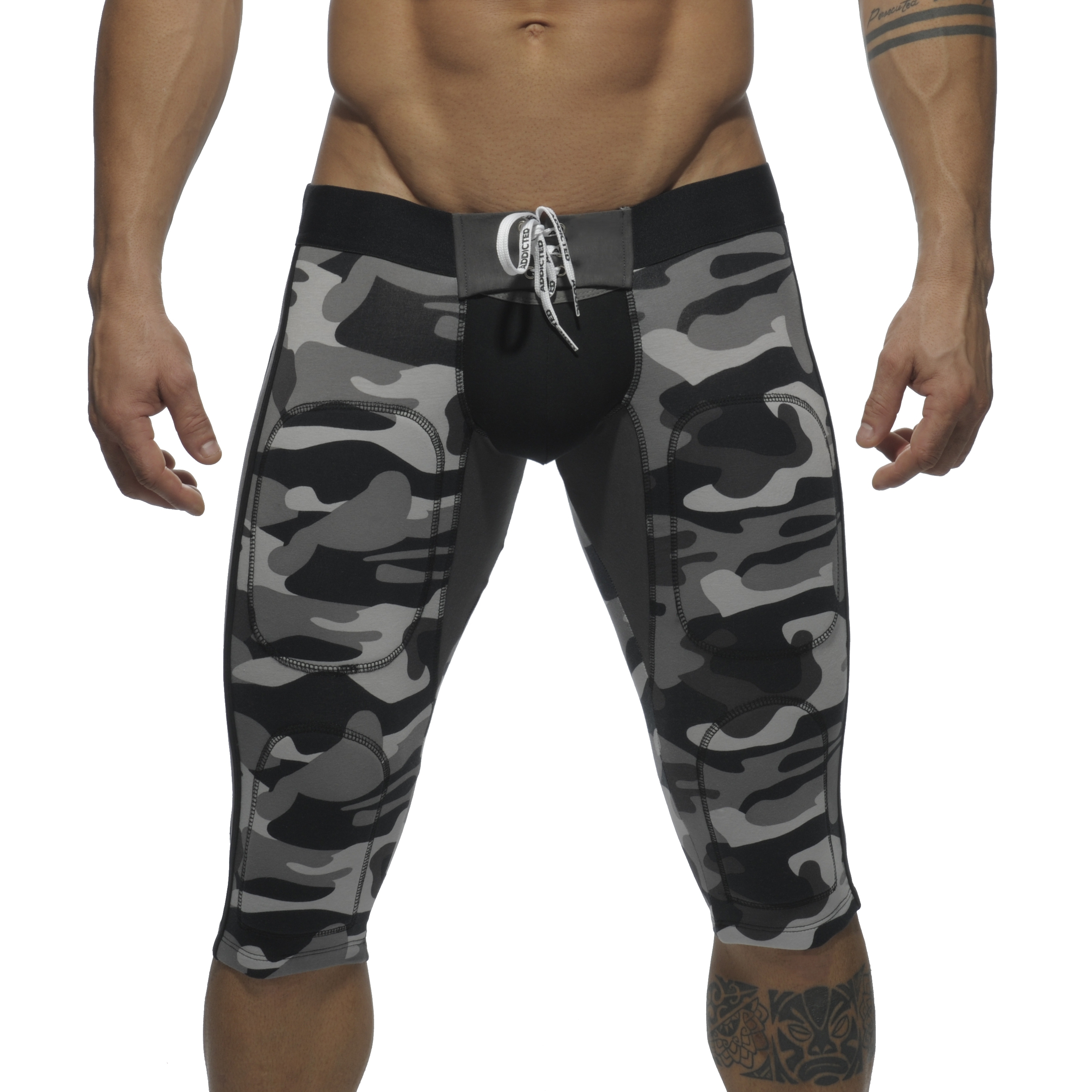 LongJohn court Bottomless FETISH KNEE Camouflage