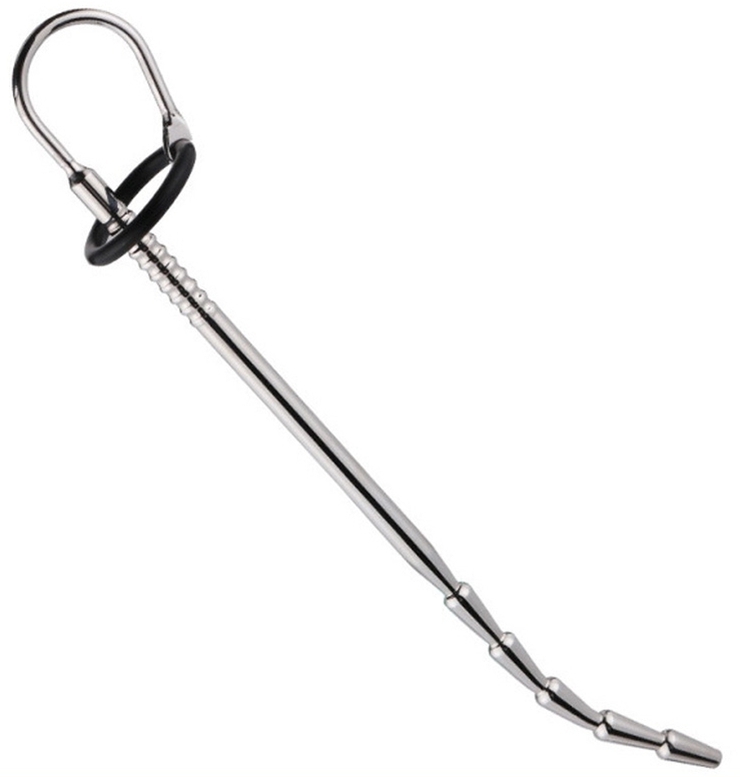 Longue Tige d'urètre en métal CURBY 24cm - Diamètre 9mm