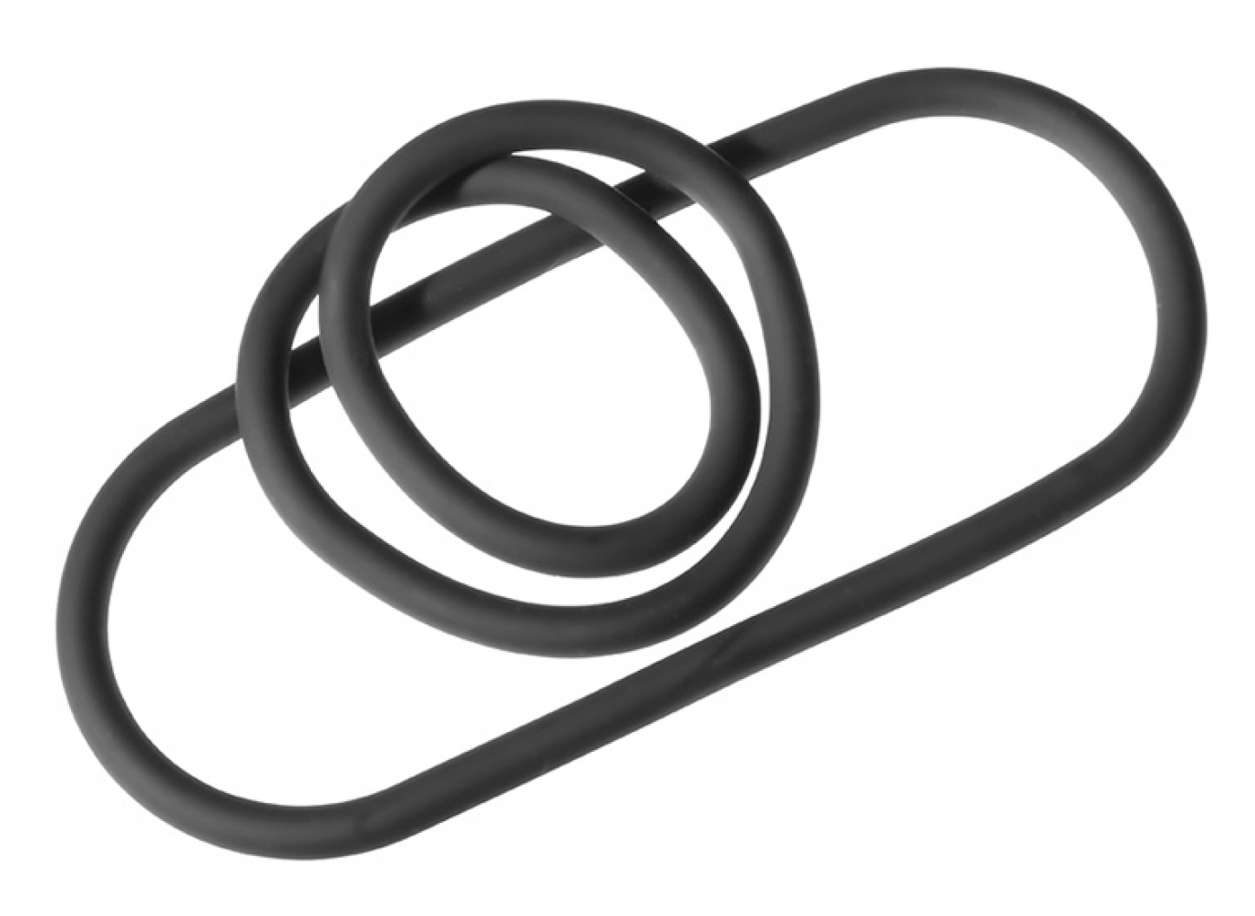lot de 2 Anneaux péniens en silicone WRAP RING 23cm