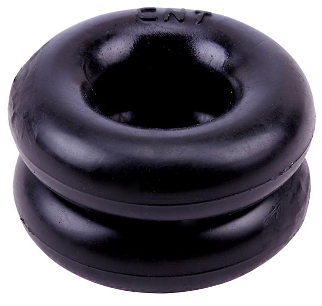 Lot de 2 Anneaux péniens flexibles DONUT Noir