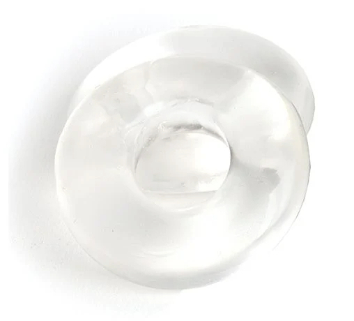 Lot de 2 Anneaux péniens souples STACKER 20 mm Transparents