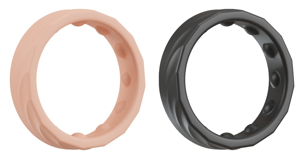 Lot de 2 Mini anneaux péniens FIT RINGS 33mm