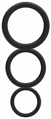Lot de 3 Anneaux péniens en Silicone