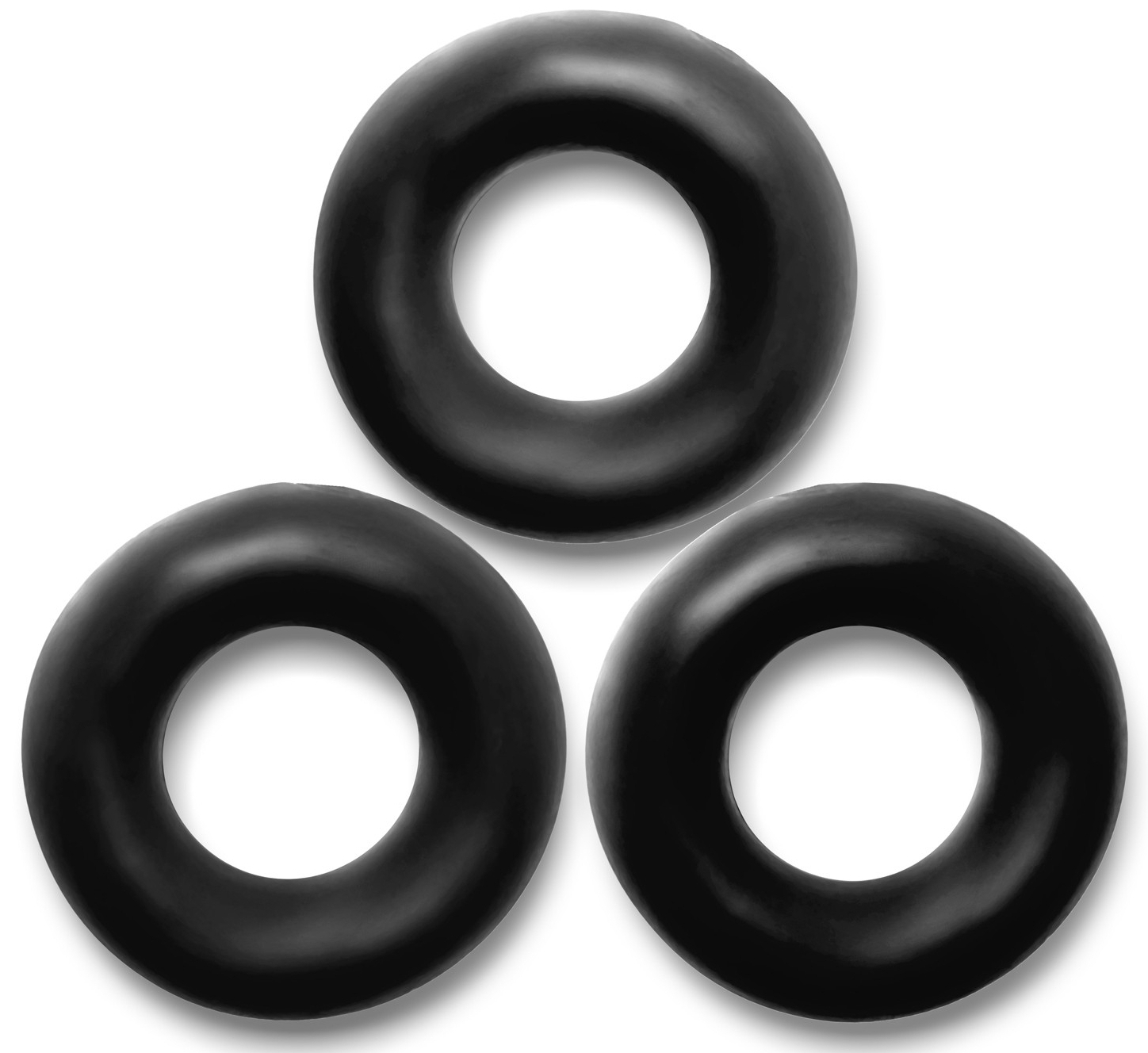 Lot de 3 Anneaux péniens Oxballs FAT WILLY Noirs