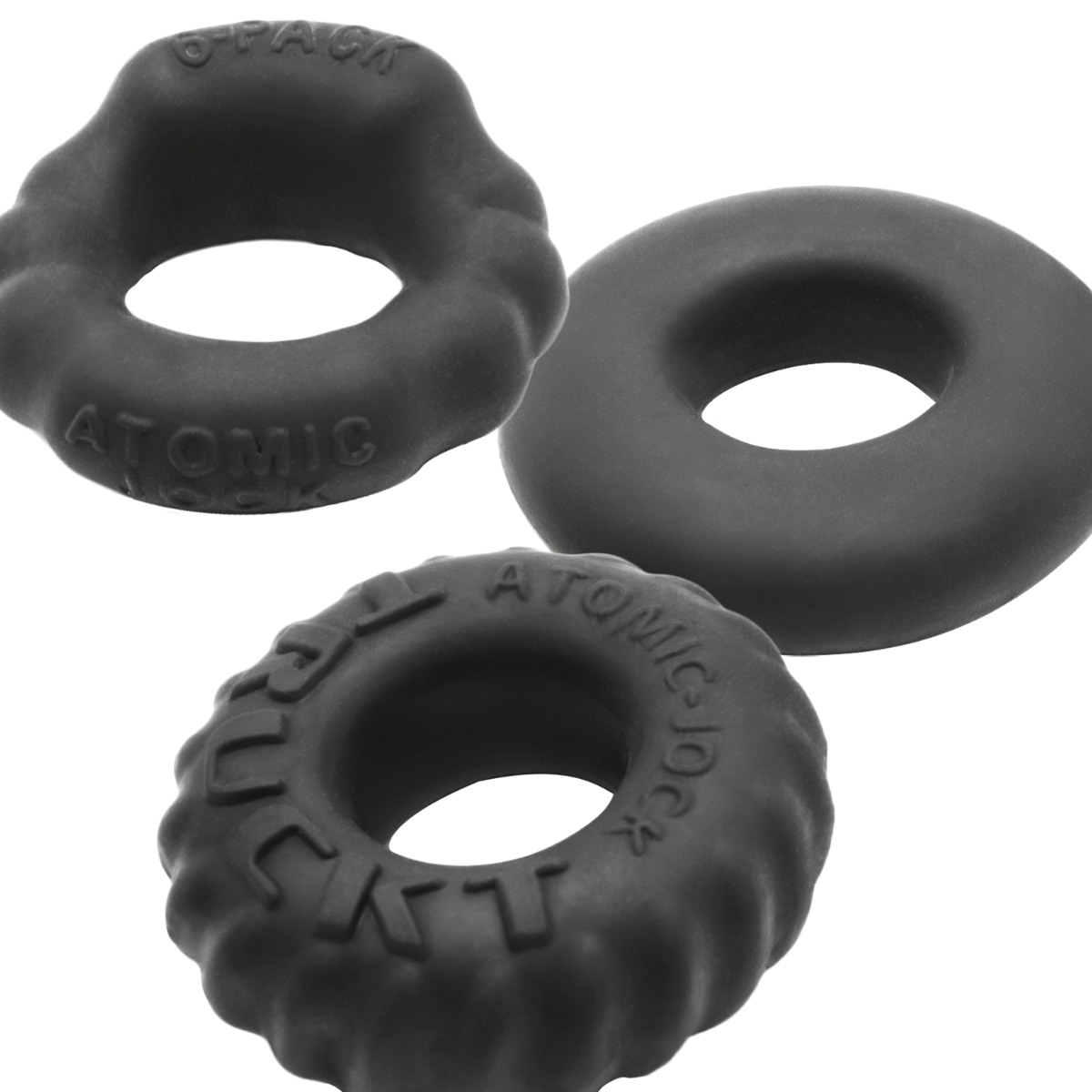 Lot de 3 Anneaux péniens Silicone BONEMAKER Oxballs Night Edition