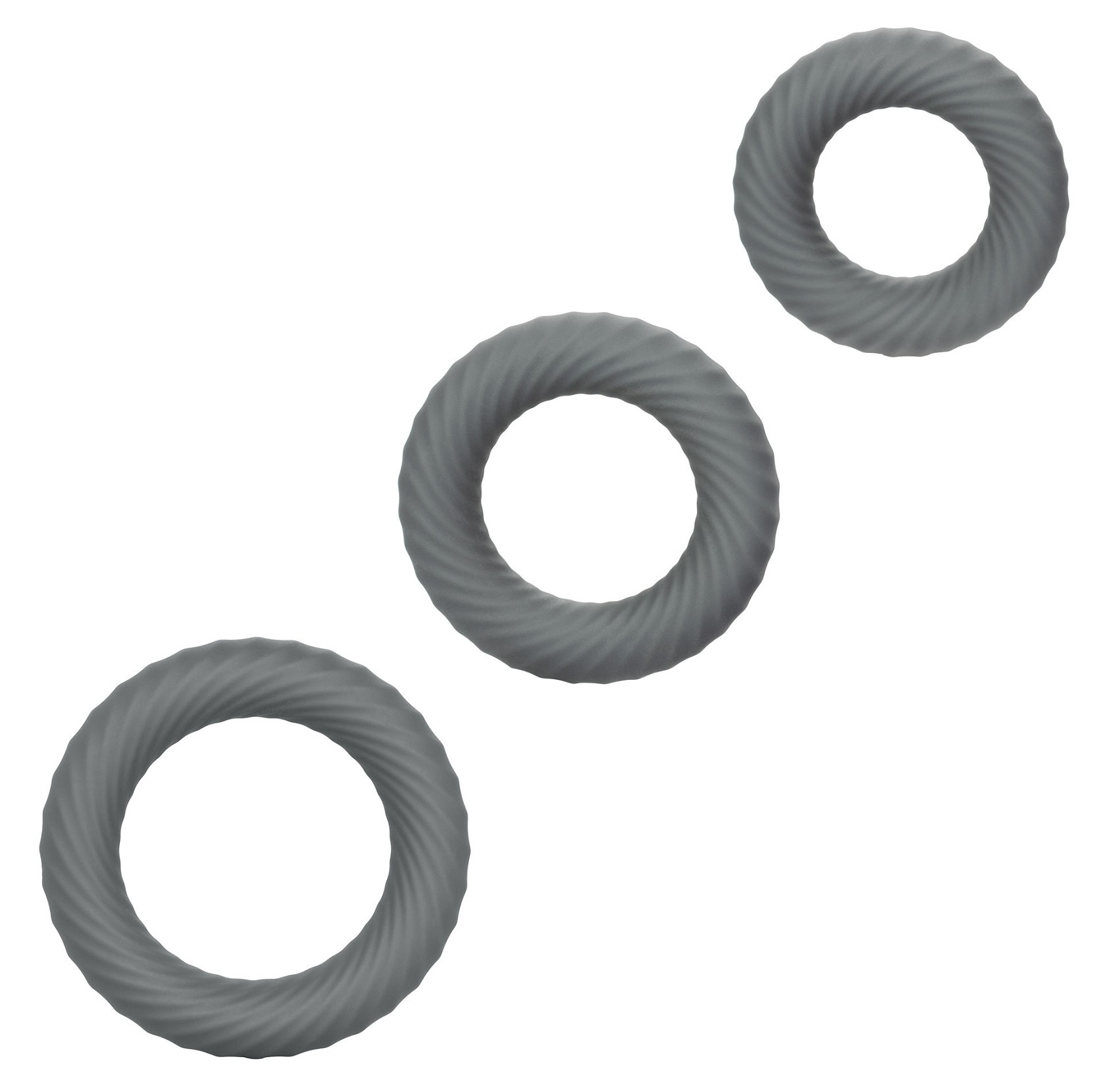 Lot de 3 Cockrings LINK UP Gris