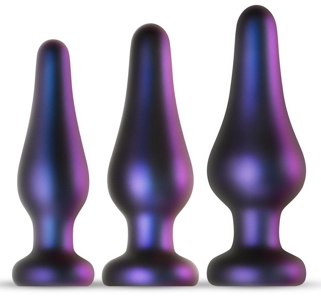 Lot de 3 plugs en silicone COMETS Hueman