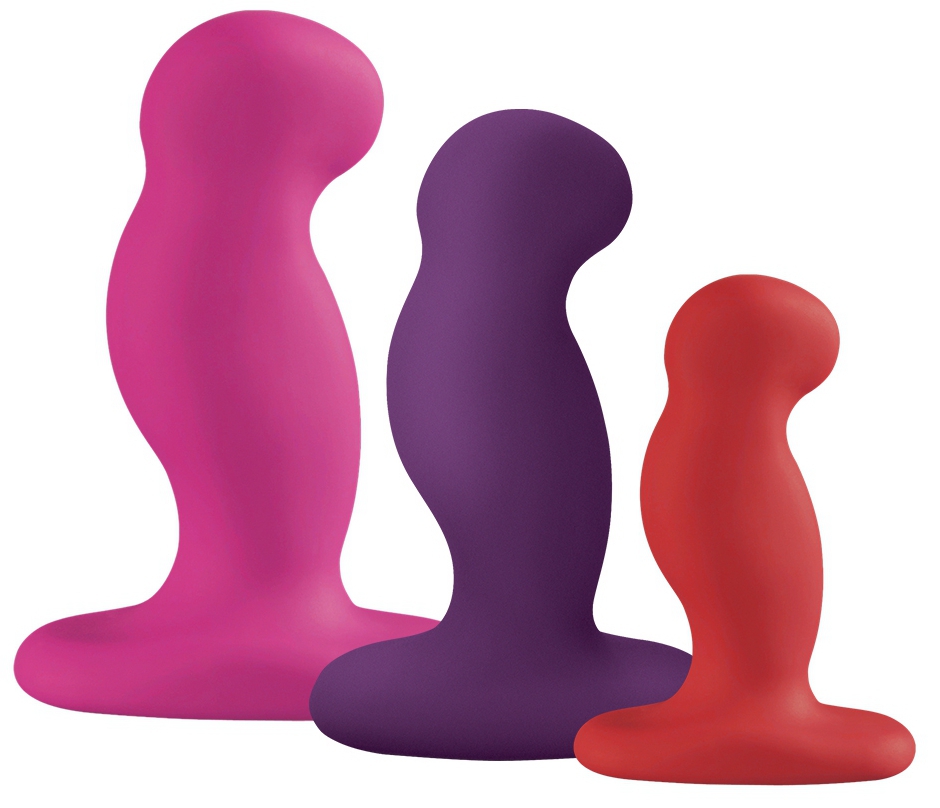 Lot de 3 Plugs vibrants G-PLAY Nexus