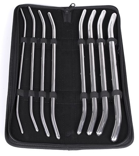 Lot de 8 tiges d'urètres 29cm - 4.5 à 14.5mm