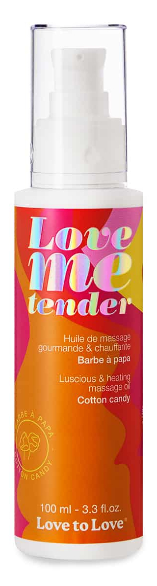 Love to Love Huile de massage LOVE ME TENDER Barbe à papa 100ml