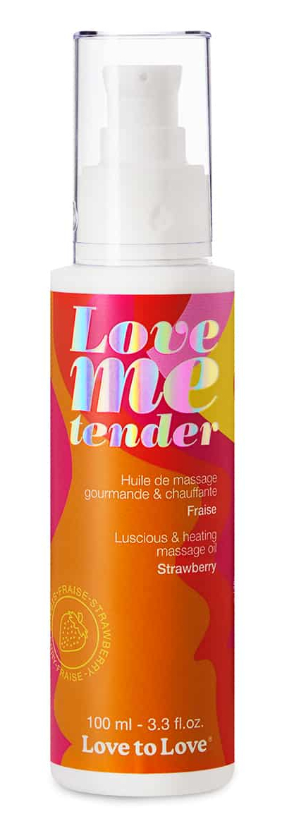 Love to Love Huile de massage LOVE ME TENDER Fraise 100ml