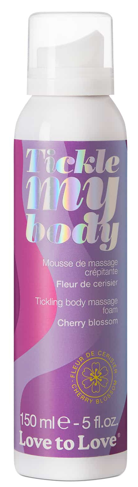 Love to Love Mousse de massage crépitante TICKLE MY BODY Fleur de Cerisier 150ml