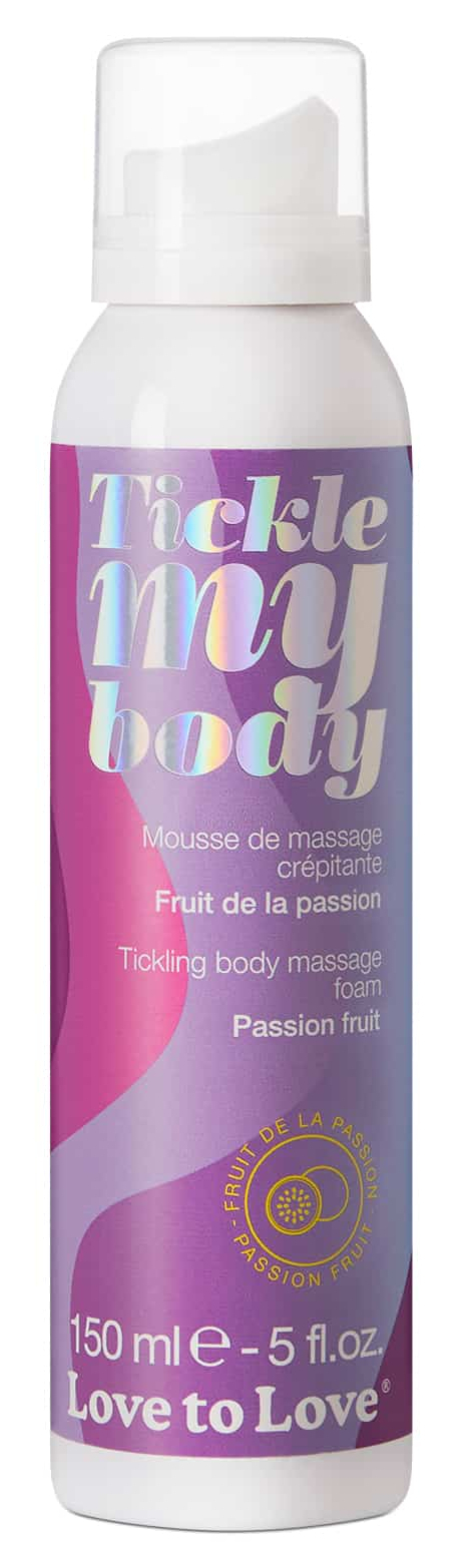 Love to Love Mousse de massage crépitante TICKLE MY BODY Fruits de la Passion 150ml