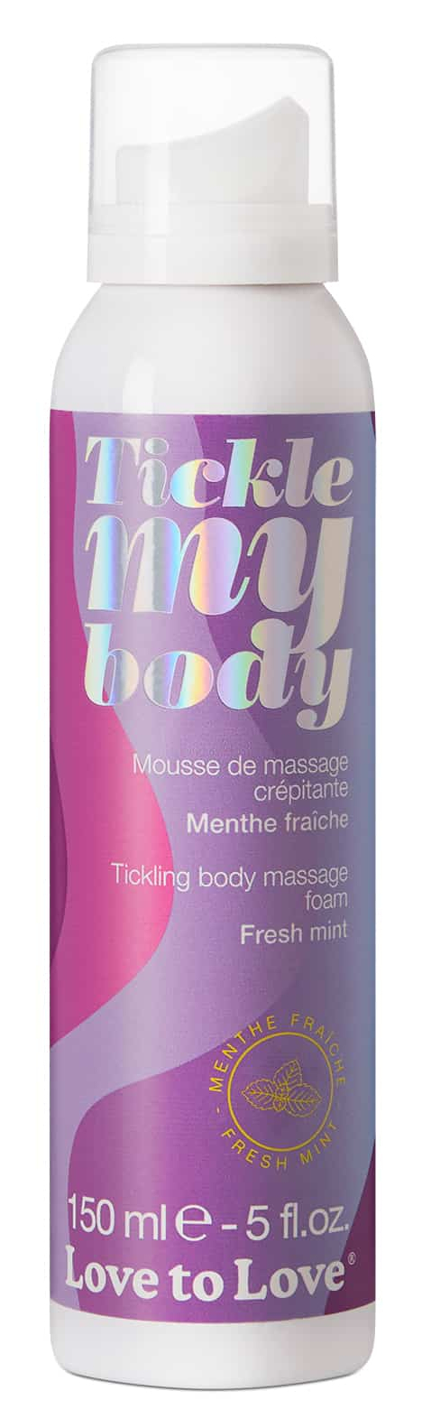 Love to Love Mousse de massage crépitante TICKLE MY BODY Menthe 150ml