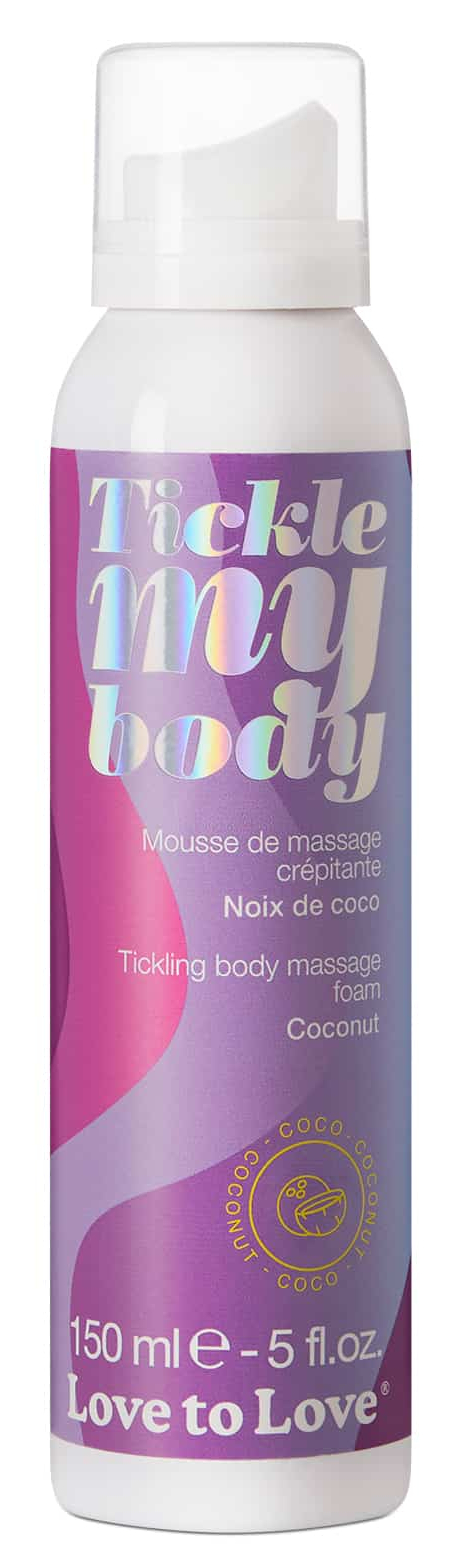 Love to Love Mousse de massage crépitante TICKLE MY BODY Noix de Coco 150ml