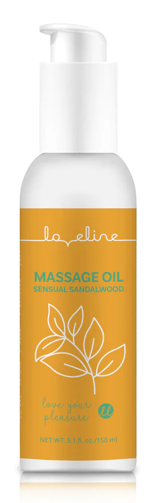 Loveline Huile de massage SENSUAL SANDALWOOD - 150 ml