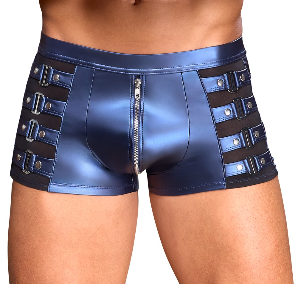 NEK Boxer avec zip ECLINO Bleu métallisé