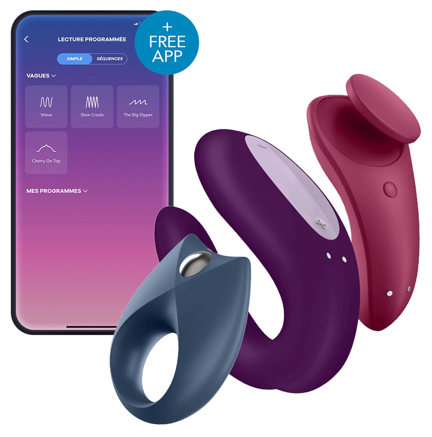 Pack Satisfyer PARTNER BOX 3 - Sextoys connectés