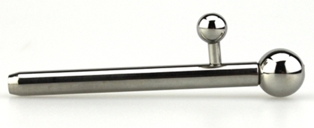 Plug d'urètre percé ALBERT WAND 6.5 cm - Diamètre 8mm