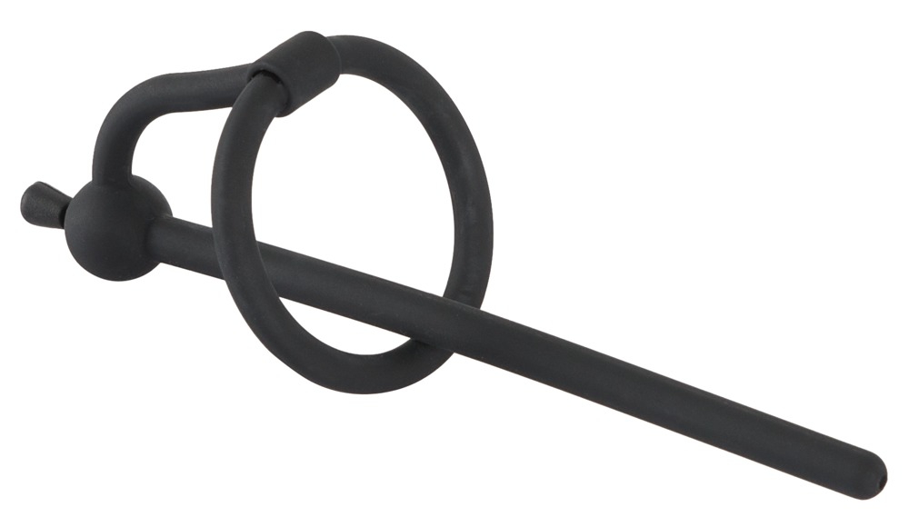 Plug d'urètre percé PLAY STOP 10.5cm - Diamètre 6mm