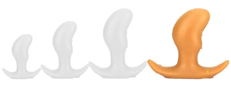 Plug en silicone PODS XL 14 x 6.5cm Orange