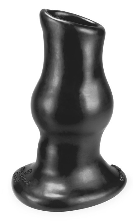 Plug PIG-HOLE DEEP Large 18 x 9 cm Noir