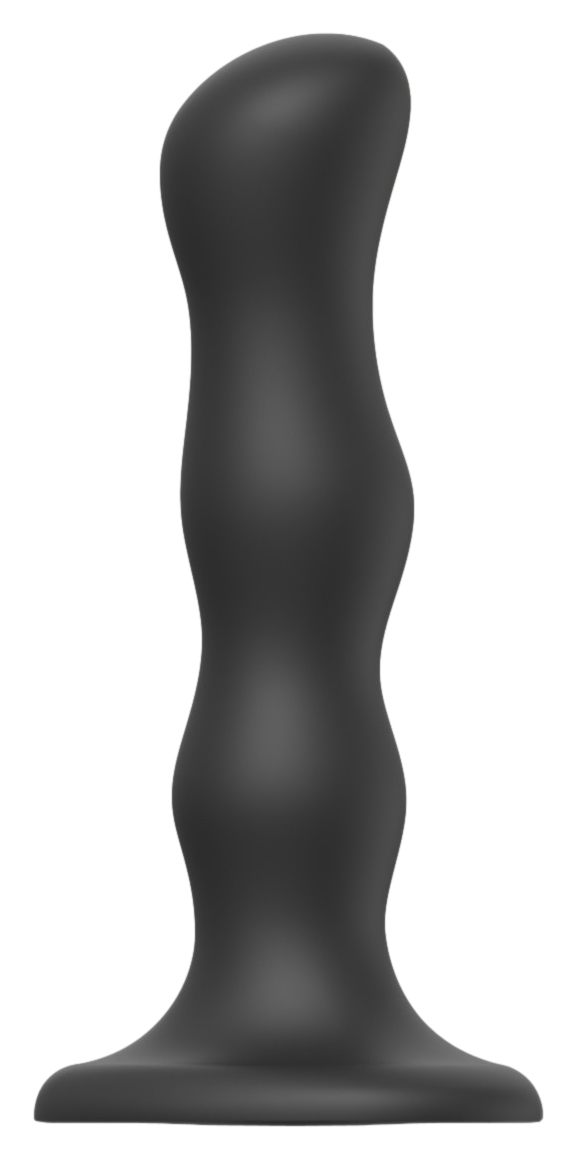 Plug Silicone GEISHA BALLS Strap-On-Me XL 17.5 x 4.2cm Noir