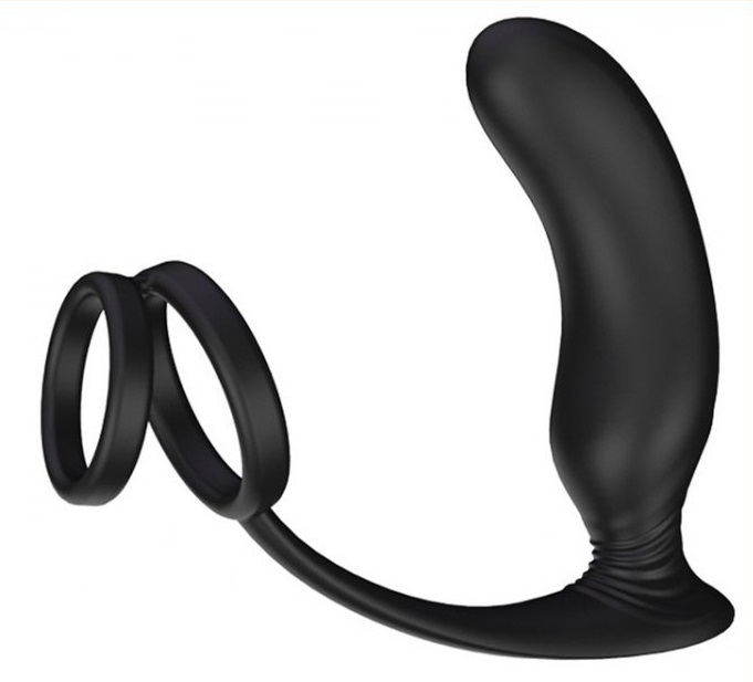Plug vibrant et cockring LANCO 11 x 3.2 cm