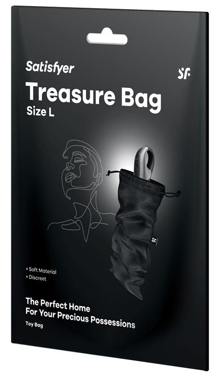 Pochette de Rangement TREASURE BAG L Noir