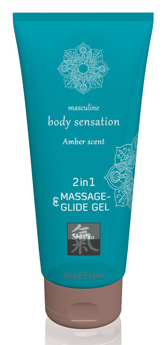 Shiatsu Lubrifiant Gel de massage AMBRE 200mL