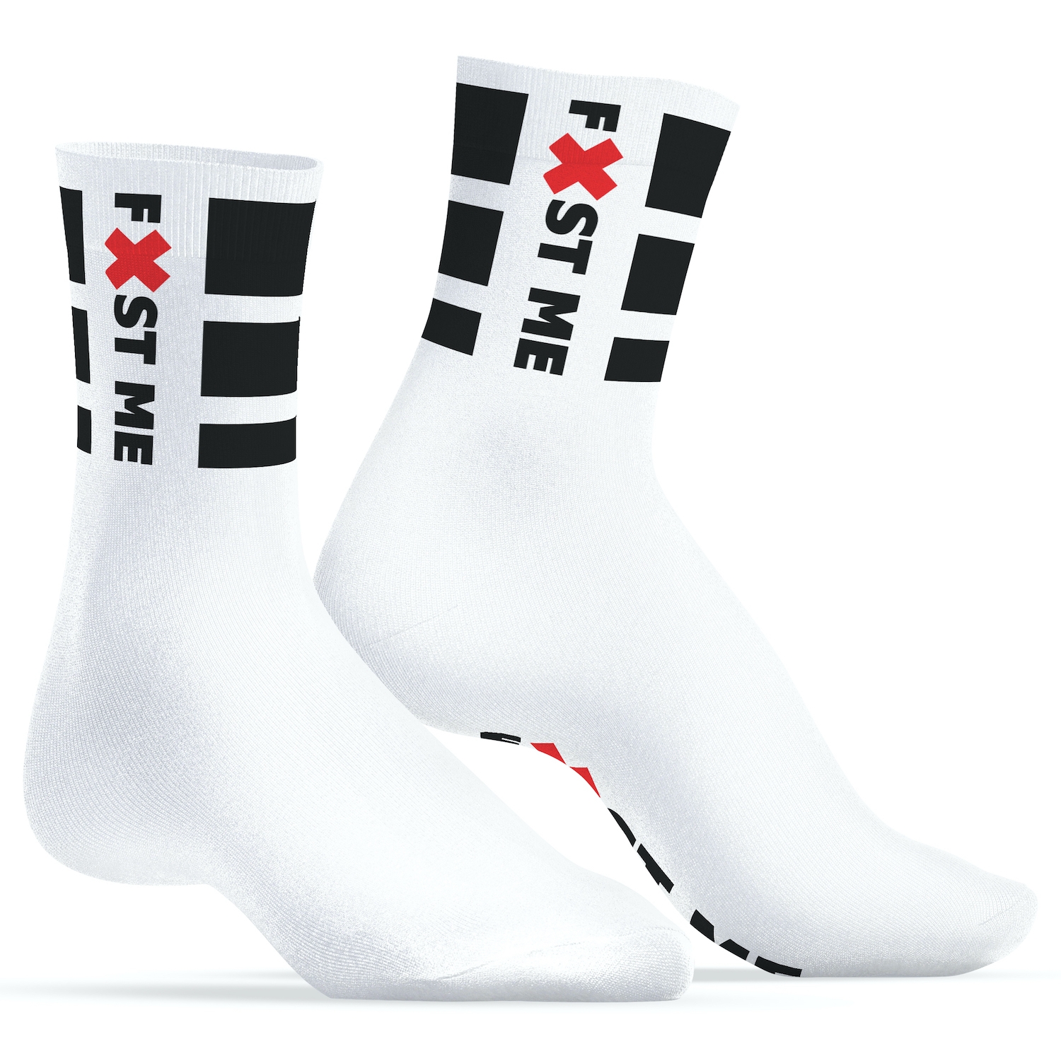 SneakXX Chaussettes blanches FIST ME SneakXX