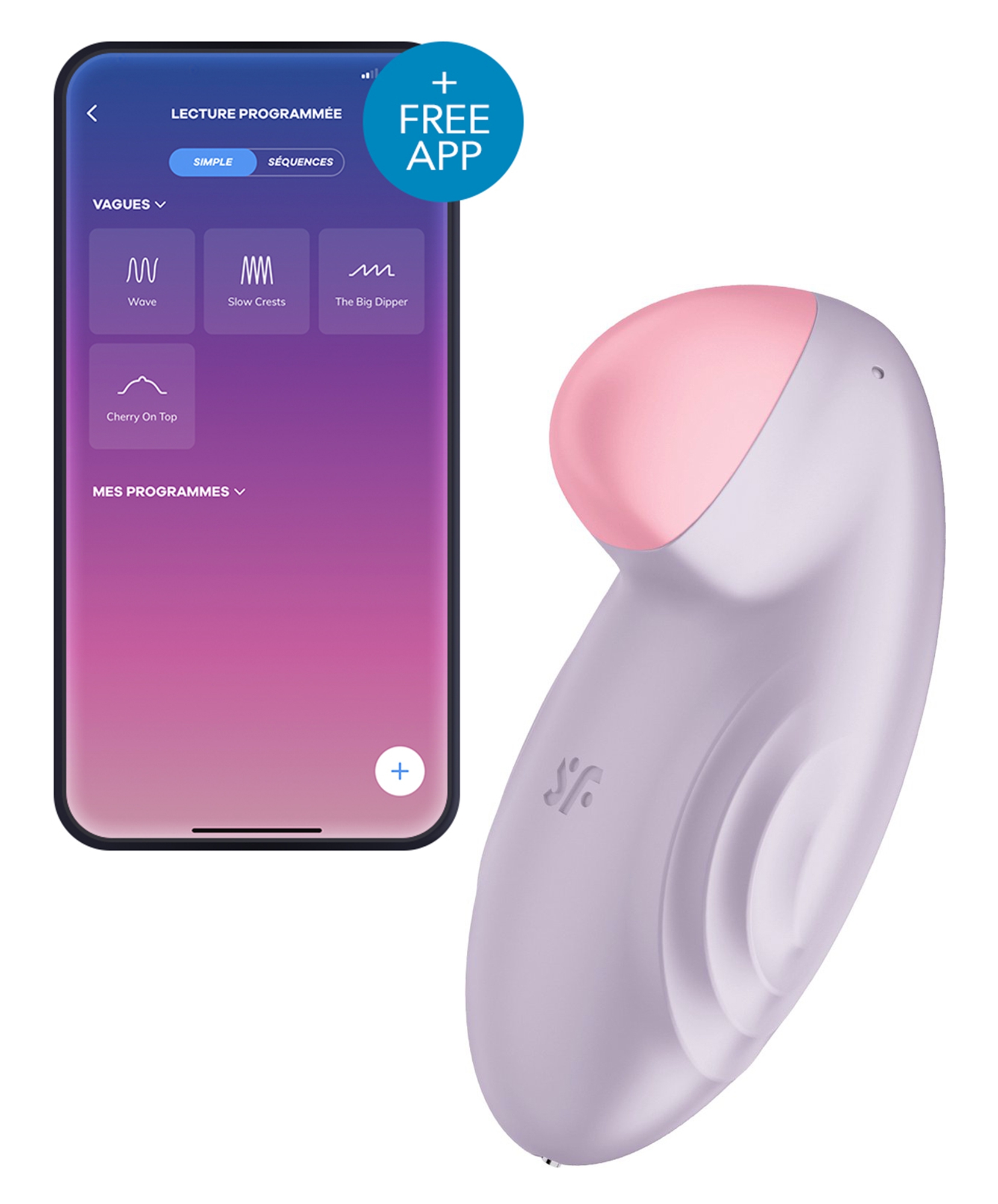Stimulateur de clitoris connecté TROPICAL TIP Satisfyer
