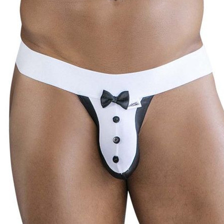 String majordome NESTOR Blanc-Noir