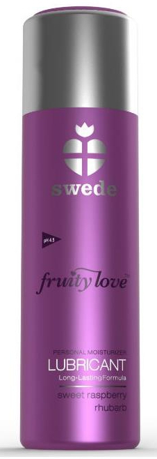Swede Lubrifiant Aromatisé FRUITY LOVE Framboise Rhubarbe 100 ml