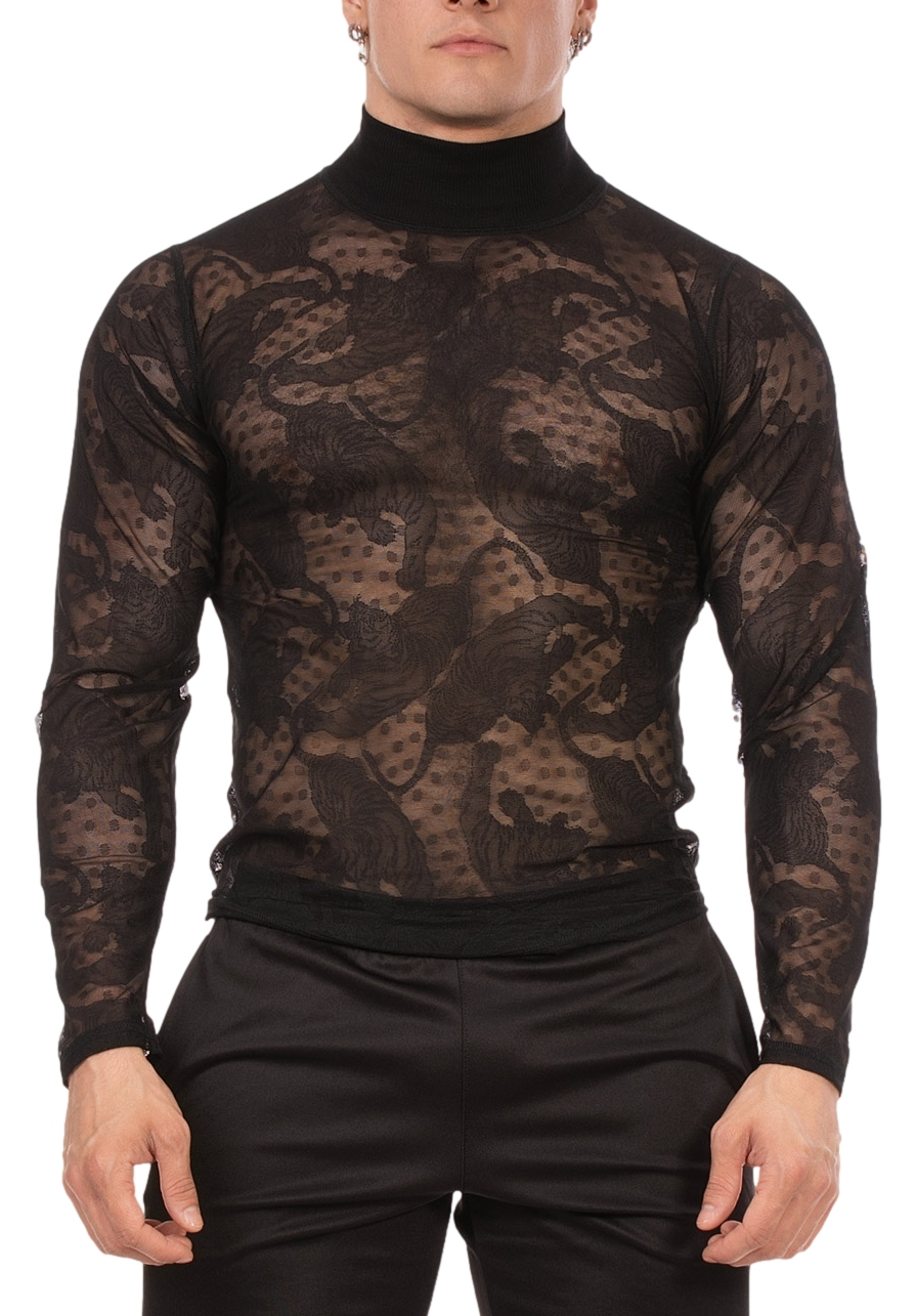 T-shirt Dentelle METE Noir