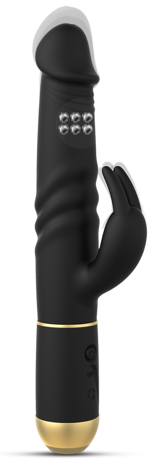 Vibro FURIOUS RABBIT 2.0 Dorcel 27cm Noir