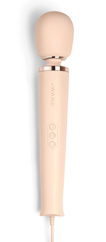 Wand POWERFUL PLUG-IN 34cm - Tête 62mm Crème
