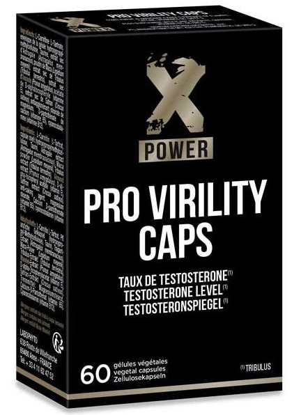 XPOWER Stimulant d'érection PRO VIRILITY CAPS XPower 60 Gélules