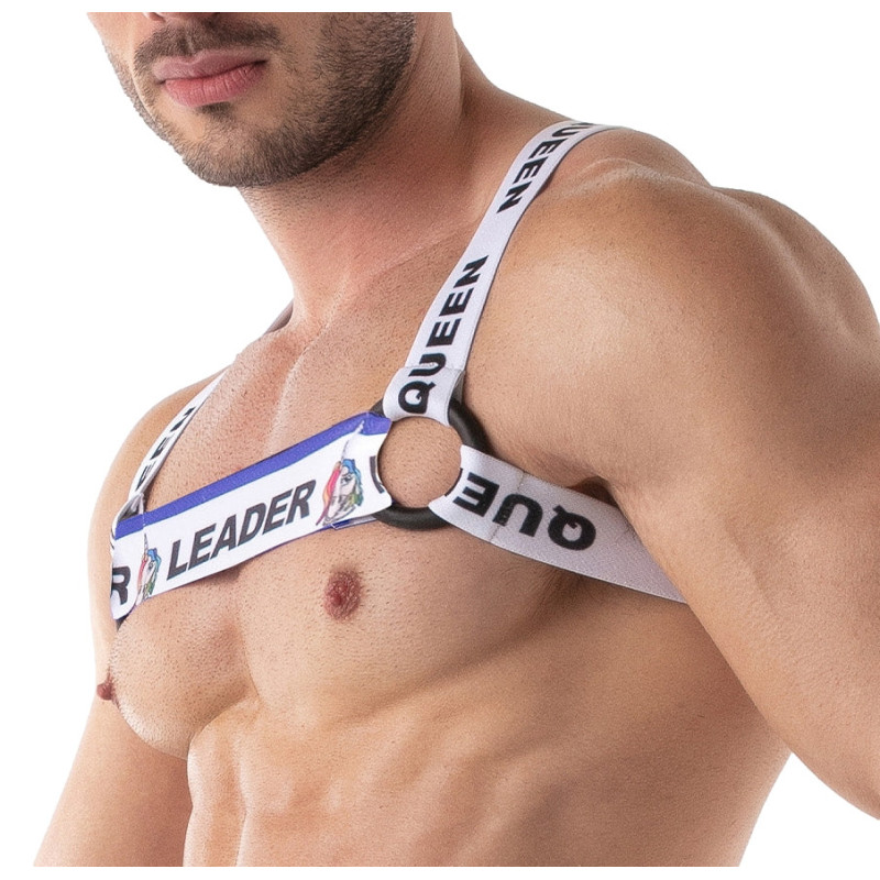 Harnais élastique ID QUEEN Blanc