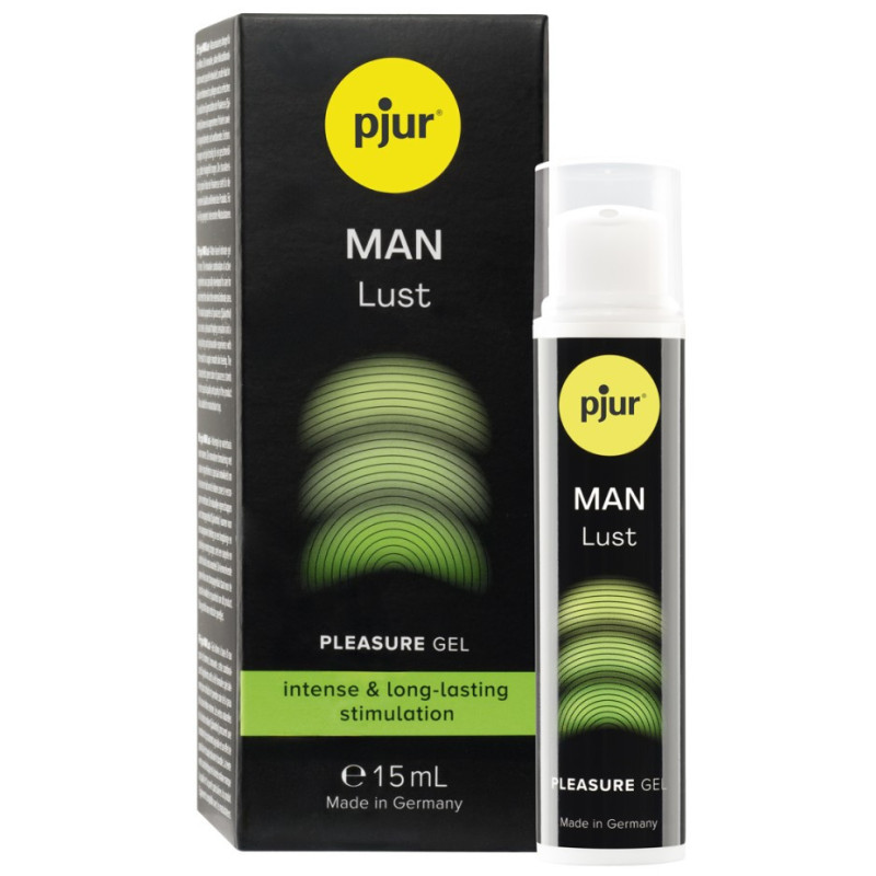 Pjur - Man Lust Pleasure Gel Stimulation Intense Et Longue Durée 15 Ml