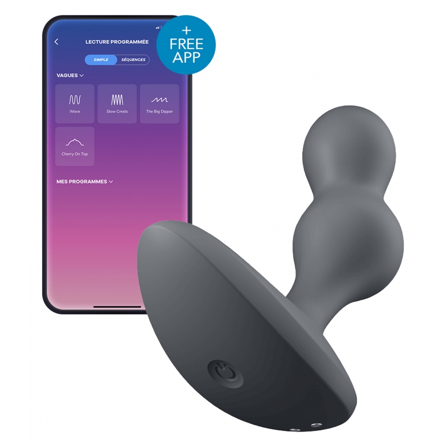 Satisfyer - Application De Plug Vibrant Deep Diver Gris