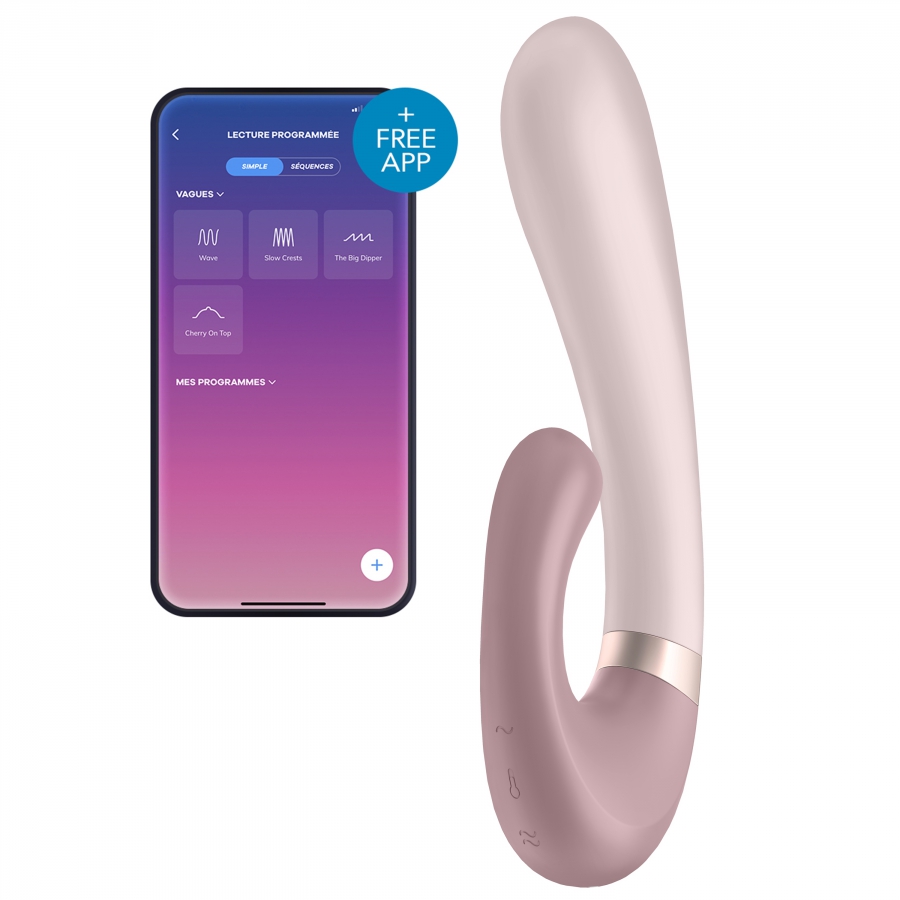 Satisfyer - Application Heat Wave Vibrator Rose